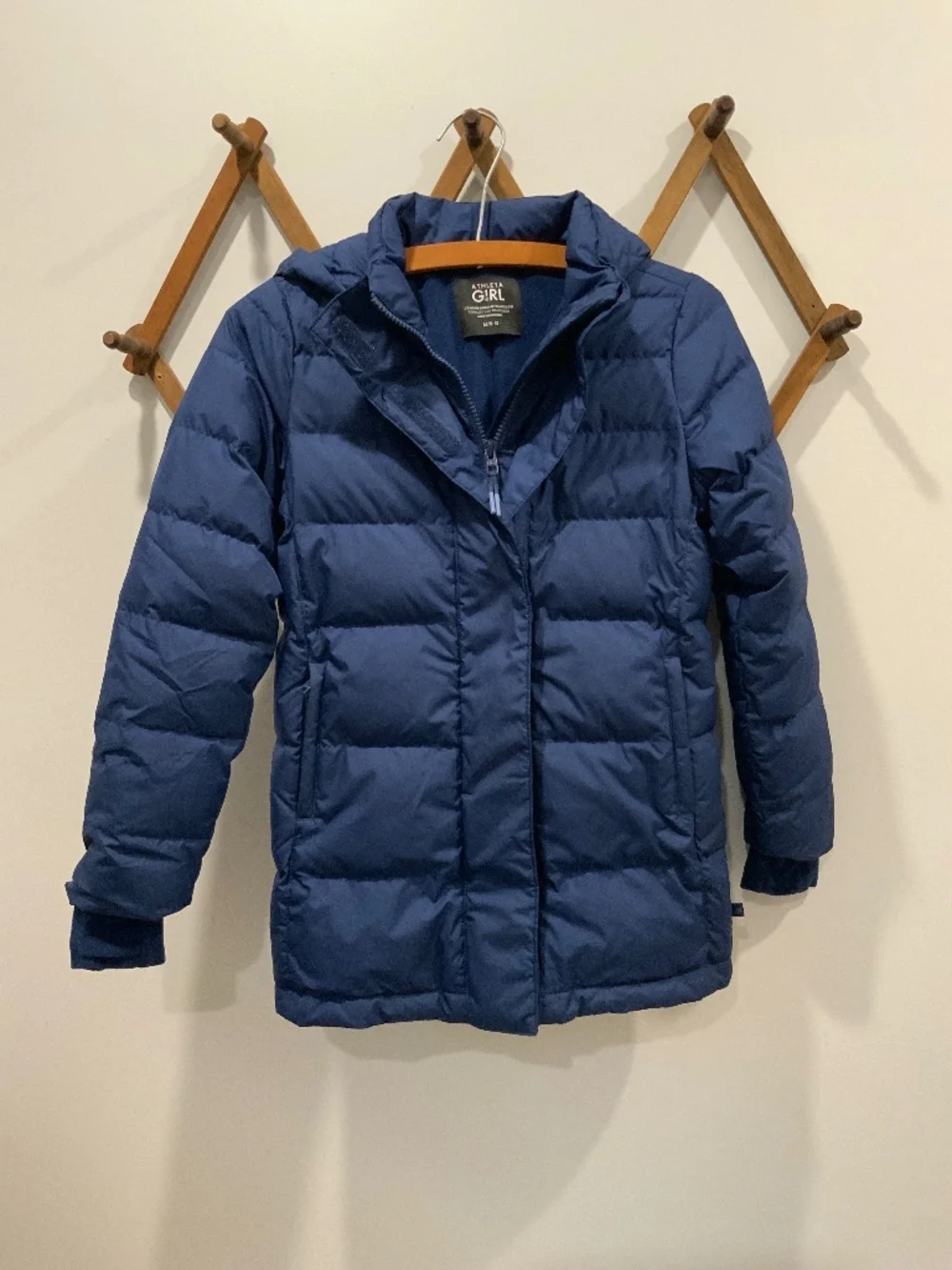 Athleta Girl Snow Day Down Jacket w/ Hoodie Size 8/10